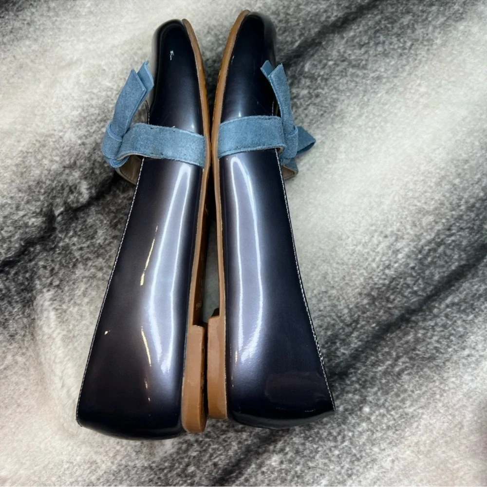 Elephantito Claire Patent Leather Steel Flats - Picture 5 of 9